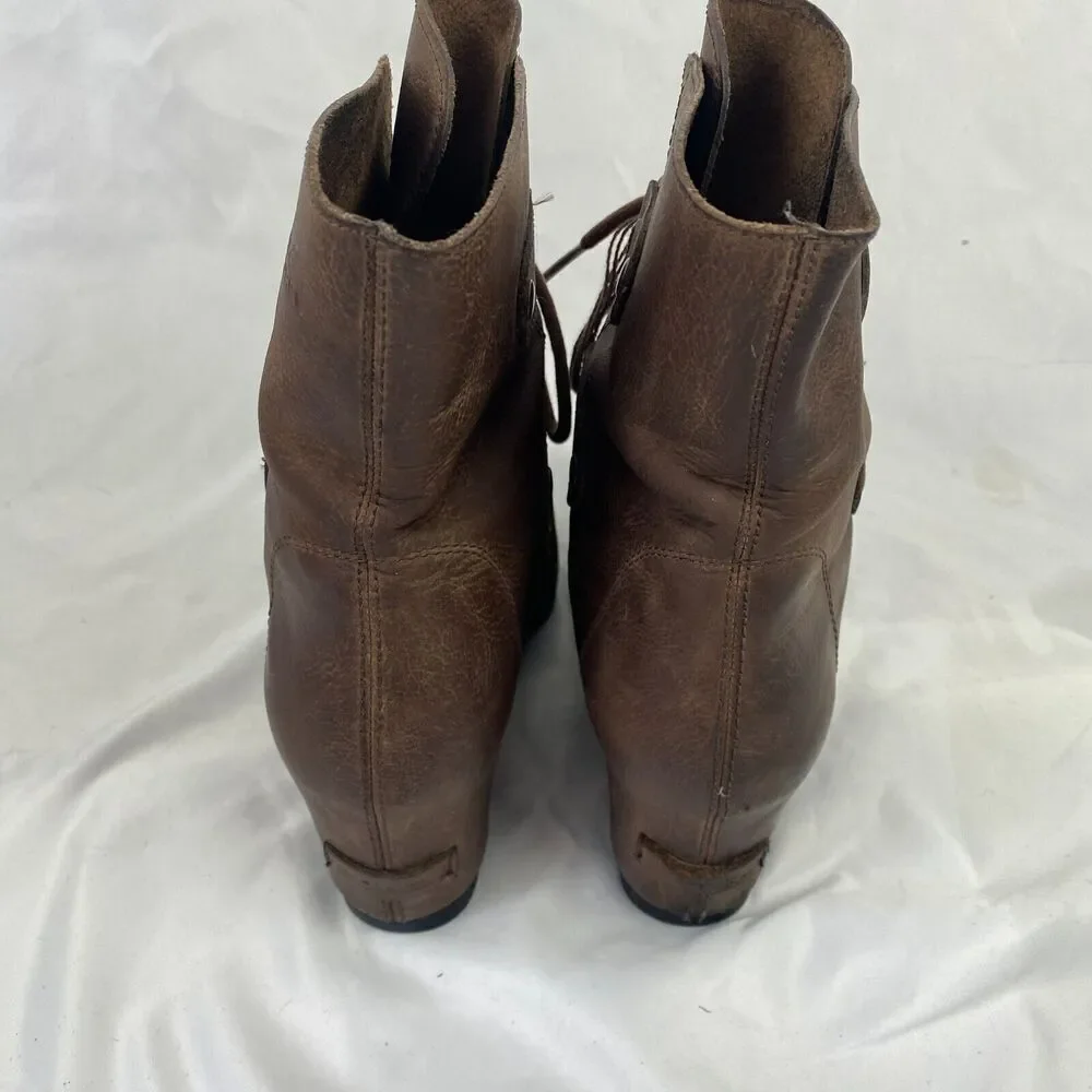 Sorel Joan Of Arctic Wedge II Snow Boots Women's 9 Brown Lace Up NL2305-250 - Picture 5 of 12
